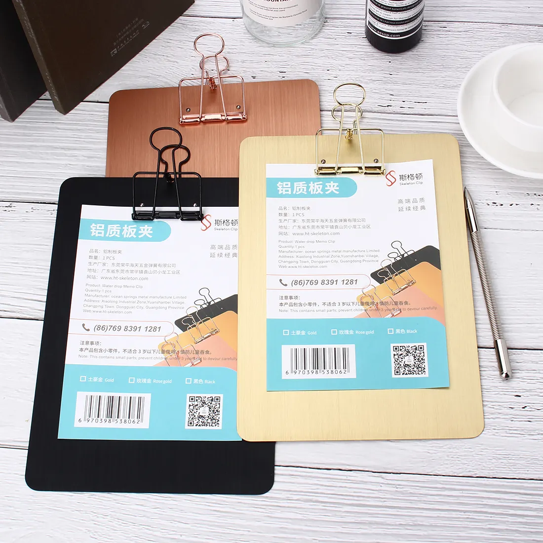 Thời Trang Mới Nhất A4 A5 Màu Sắc Tùy Chỉnh Logo Kim Loại Hollow Binder Thư Mục Kích Thước Pháp Lý Clipboard