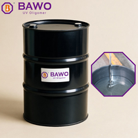 Résine d'oligomère UV d'acrylate d'uréthane BW 8006 avec une excellente résistance à la fissuration utilisée dans le placage sous vide