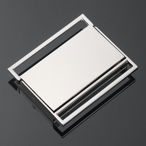 Flat Snap Buckle Bag Hardware All Metal Alloy Silver Durable Buckle For Bags <b>Backpack</b> <b>Strap</b> Safety Lock - Product Image 3