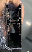 Rail magnétique 48V en alliage d'aluminium 1M 1.5M 2M Noir Blanc Système d'éclairage linéaire pour projets commerciaux intérieurs