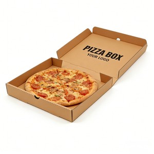 Boîte à <span class=keywords><strong>pizza</strong></span> ventilée multi-tailles recyclable, emballage alimentaire jetable pour restaurant à emporter, boîte alimentaire pour <span class=keywords><strong>pizza</strong></span> de 8/10/12 pouces - Product Image 6