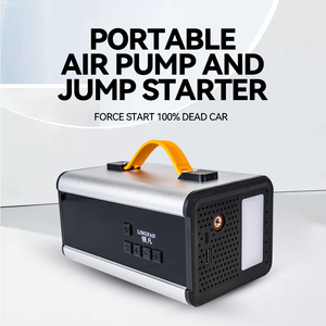 <span class=keywords><strong>6</strong></span> en <span class=keywords><strong>1</strong></span> Car Jump Starter Kit Motocicleta Bomba Compresor Batería Booster Jump Start Banco de energía Car Jump Starter con Inflador de neumáticos - Product Image 6