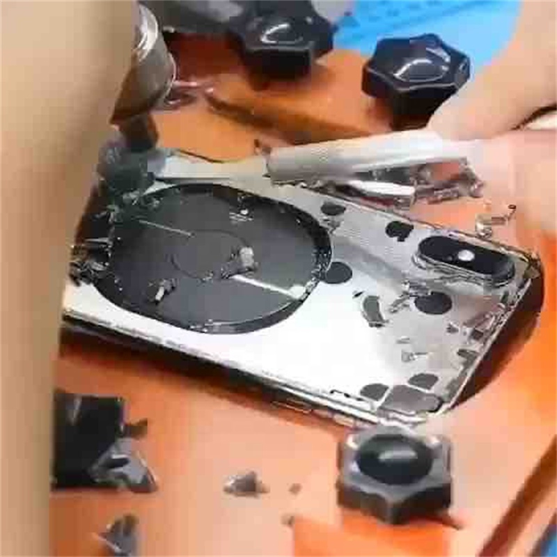 Разборка и замена заднего корпуса мобильного телефона Kuli, фиксирующее крепление для снятия сломанных деталей, задняя крышка