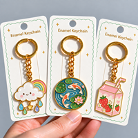 Porte-clés en métal personnalisés avec logo 2D, lettres, émail dur ou souple, breloques, logo personnalisé, dessin animé, sur mesure