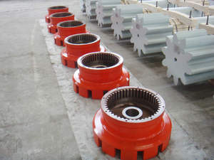 מותאם אישית מחפר חלק חילוף הליהוק פלדה הילוך הילוך פיר - Product Image 3