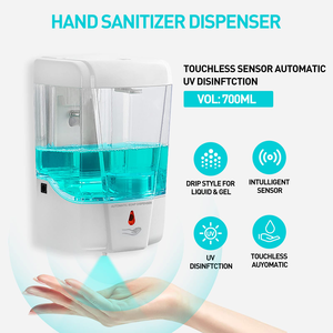 Dispensador de Jabón Automático Inteligente con Sensor de Espuma, Dispensador de Desinfectante de Manos de Plástico, Funciona con Batería, Montado en la Pared, Moderno - Product Image 4