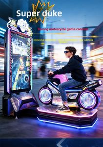 Équipement de divertissement d'arcade de course de motos dynamique pour usage commercial, salles d'art, jeu multijoueur à monnayeur pour enfants - Product Image 6