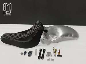 Kit de Guardabarros Trasero Personalizado INCA FD11 para Softail Streetbob Low Rider <span class=keywords><strong>Fatbob</strong></span> Heritage 2018-2024 225mm Guardabarros Trasero de Moto Personalizado - Product Image 6