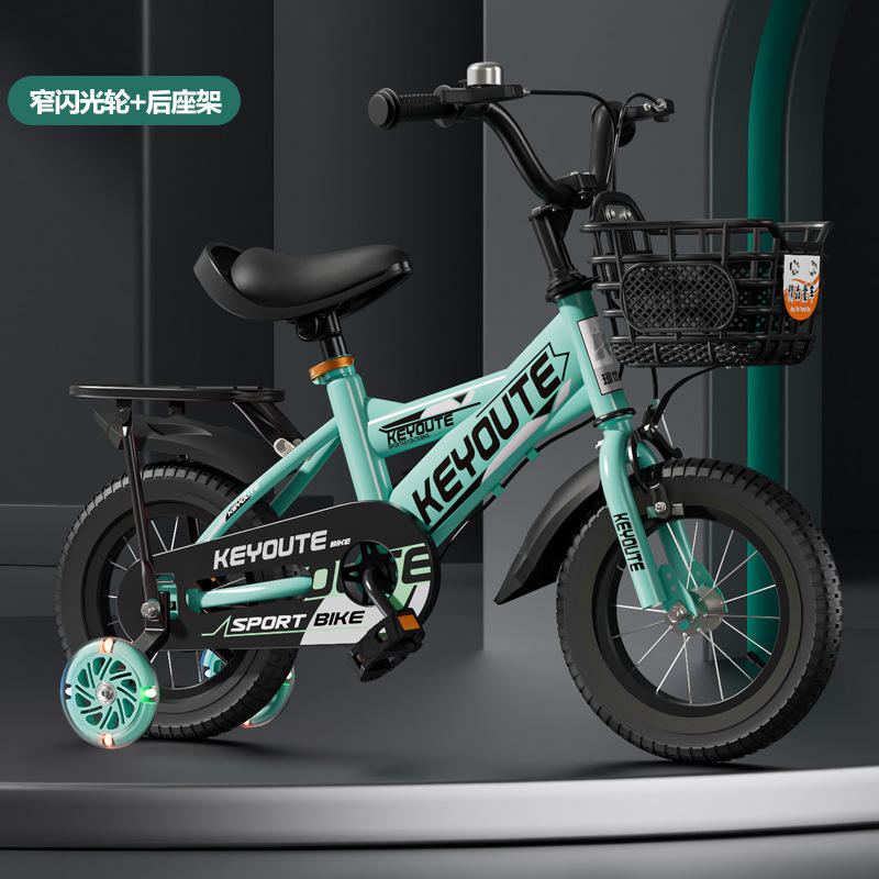 Coffret cadeau roue clignotante étagère arrière bleue