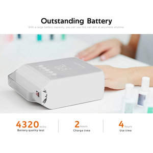 <span class=keywords><strong>Lampe</strong></span> à ongles <span class=keywords><strong>UV</strong></span> <span class=keywords><strong>LED</strong></span> automatique rechargeable avec logo personnalisable, <span class=keywords><strong>lampe</strong></span> à séchage rapide pour vernis gel - Product Image 4