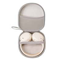 Sac de rangement universel pour écouteurs sans fil personnalisé Portable monté sur la tête étanche résistant aux chutes avec étui rigide à fermeture éclair EVA