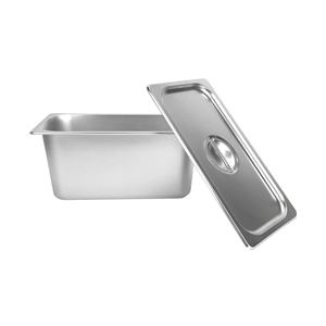 Buffet Table À Vapeur Pan <span class=keywords><strong>Restaurant</strong></span> Carré En Acier Inoxydable Grand Volume Gn Casseroles Différentes Tailles Alimentaire Gn Plateau - Product Image 5
