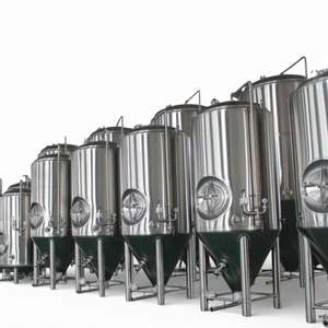 Mejor Precio Fermentador de Cerveza Cónico de Acero Inoxidable Espejado 8K de 3500L con Puerta Lateral Apilable y Camisa de Calentamiento - Product Image 5