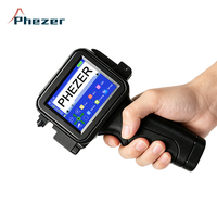 Imprimante portable électrique Phezer PC16 XP600 TIJ, cartouche d'encre à séchage rapide, puce originale, emballage en carton