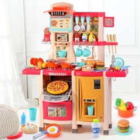 Ensemble de jeu de cuisine pour enfants Ensemble de jouets de cuisine interactive Effets sonores réalistes et fonctionnalités simulées pour les enfants de 2 à 9 ans
