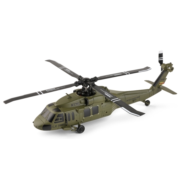 Wltoys New Model K170 UH-60L 4CH 6-Axis Gyro RC Helicopter 2.4G Brushless Motor Remote Control Airplane Hobby