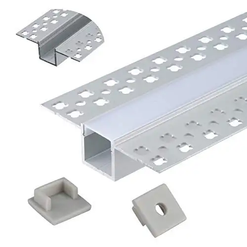 Aluminium-<span class=keywords><strong>Extrusion</strong></span> profil Trimless-LED-Profil Gipsstreifen-LED-Kanal Einbau-Trockenbau-LED-Aluminium profil für Decken wände