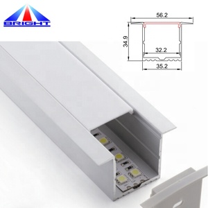 Bande lumineuse LED pour armoire DC12V DC24V en aluminium anodisé, à angle droit 45 degrés, pour armoire et cuisine - Product Image 6