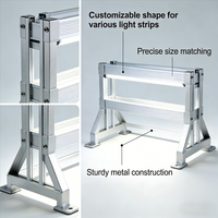 Support de Bande LED Métallique Réglable, Forme Personnalisable, Support de Barre LED, Cadre d'Éclairage Industriel Robuste