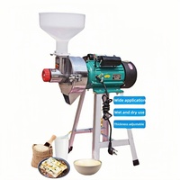 Moulin Électrique Quatre-en-un pour Aliments Secs, Piments, Poivre Noir, Riz, Blé, Maïs et Céréales – Machine à Moudre et Broyer