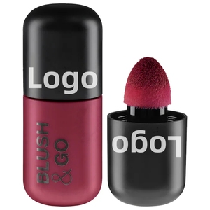 Fard à joues liquide rose clair finition mate logo personnalisé fard à joues liquide organique imperméable à l'eau lueur naturelle longue durée - Product Image 5