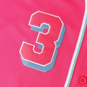 कस्टम उच्च गुणवत्ता वाले बच्चों के बेसबॉल सॉफ्टबॉल स्पोर्ट्स शर्ट कढ़ाई सिलाई कार्टून पैटर्न बेसबॉल जर्सी - Product Image 3