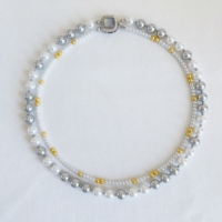 Collier de perles Nature d'eau douce à la mode pour femmes filles mode bijoux fins avec perles perlées chaînes ras du cou pour cadeaux de mariage
