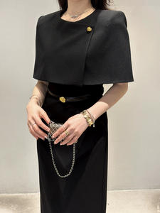 ए 11375 महिलाओं की फैशनेबल स्कर्ट महिलाओं के लिए फसल शीर्ष और मिडी स्कर्ट दैनिक ठोस पैटर्न गर्मियों के मौसम में महिलाओं के कपड़े - Product Image 3