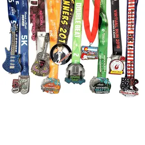 Medaglie scolastiche giochi personalizzati medaglione commemorativo maratona di calcio basket medaglia di sport con elenco in metallo