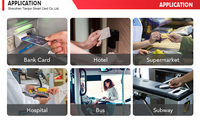 Hersteller programmier bar umschreib bar kontaktlos individuell bedruckt Best Western ISO14443a F08 Passive Smart Room Hotels chl üssel karten