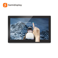 Écran d'affichage numérique intérieur USB Android Flash, écran tactile pour ascenseur, 21,5 pouces, ultra fin, montage mural, écran LCD publicitaire
