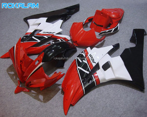 Carenados Rojos, Negros y Blancos para Yamaha YZFR6 2006 <span class=keywords><strong>2007</strong></span>, Kit de Carrocería YZF-<span class=keywords><strong>R6</strong></span> 06 07 YZF600 <span class=keywords><strong>R6</strong></span>, <span class=keywords><strong>Carenado</strong></span> ABS - Product Image 1