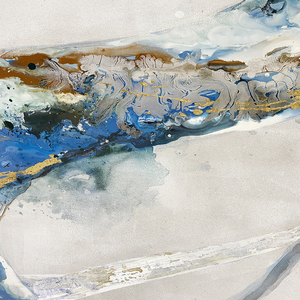 ภาพวาดสีน้ำมันนามธรรมพื้นผิวที่แสดงออกอย่างชัดเจนสำห<span class=keywords><strong>รับ</strong></span>ห้องนั่งเล่นนำเสนอรูป<span class=keywords><strong>แบบ</strong></span>ของเหลวและสีที่กลมกลืนกัน - Product Image 3