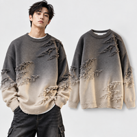 Pulls tricotés anti-plis haut de gamme pour hommes, style décontracté et tendance, collection Automne/Hiver 2026, manches longues, ODM