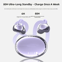 Penerjemah AI Pintar Terlaris Lintas Negara untuk Earbud Kualitas Suara Tinggi Desain Jepit Telinga Tahan Air IPX6 Pas dan Aman