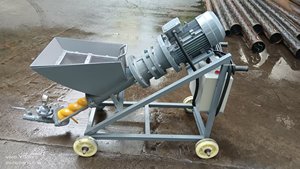 เครื่องพ่นปูนฉาบ KY-30-D แบบสกรู 4KW 380V 25ลิตร/นาที สำหรับงานพ่นปูนซีเมนต์ ยิปซั่ม และยาแนวในอาคารสูง พร้อมสเตเตอร์และโรเตอร์จากเยอรมนี - Product Image 5