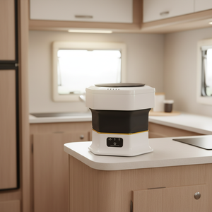 Mini Machine à Laver Portable Sans Fil - Pour Sous-vêtements, Chaussettes, Vêtements Bébé - Capacité 1L, Autonome 3000mAh