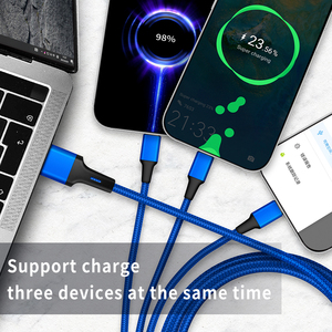 Cadeaux promotionnels Câble <span class=keywords><strong>Usb</strong></span> 5 en 1 Câbles de charge rapide Chargeurs portables multifonctions tressés en nylon pour téléphone <span class=keywords><strong>portable</strong></span>. - Product Image 6