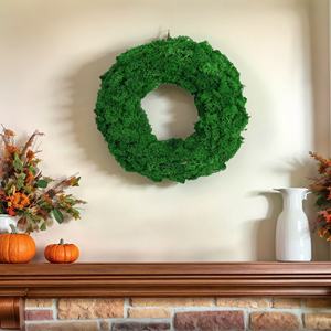 Custom Christmas Preserved <strong>Moss</strong> <strong>Wreath</strong> for Front Door Hanging Decor Festival Atmosphere Large <strong>Wreaths</strong> for Wall <strong>Moss</strong> Art Design - Product Image 6