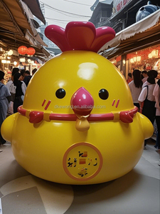 Sculpture d'art en fibre de verre grande taille CS065, thème chat de dessin animé, résistante à l'eau et au soleil, longue durée, pour parcs à thème et statues de repères urbains - Product Image 5