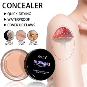 QICIY 6 Farben <span class=keywords><strong>Concealer</strong></span>-Palette, wasserfest, schweißfest, langanhaltend, Gesichts-Make-up, Kosmetik - Product Image 1