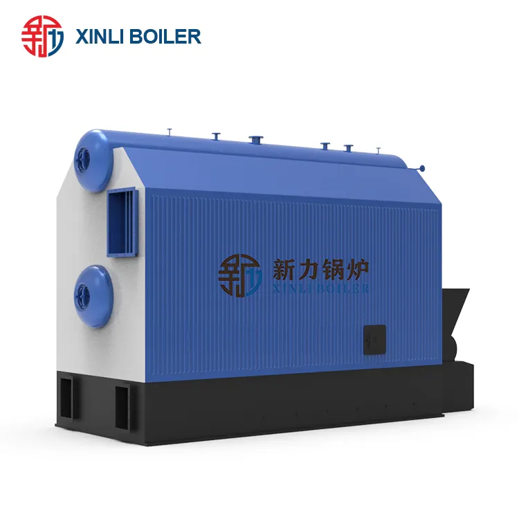 Xinli เครื่องผลิตไอน้ำแบบชีวมวลสำหรับอุตสาหกรรมเครื่องผลิตฟืนเศษไม้เป็นเม็ดขนาด1ถึง40ตัน