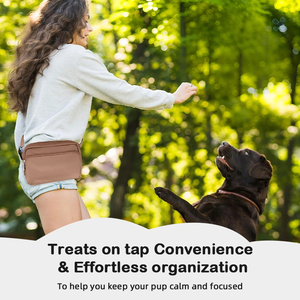 Borsa a tracolla SinSky cane da passeggio elegante antipolvere e impermeabile in Nylon marsupio borsa Dispenser mani libere cane che cammina - Product Image 4