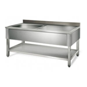 Victory Double Bowl Fregadero de cocina de acero inoxidable Gabinete inox Equipo de catering para hoteles Restaurantes Fábrica China directa - Product Image 4