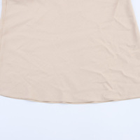 Robes mi-longues en lin patchwork décontractées à col tombant asymétrique de couleur beige kaki pour femmes, mode d'été