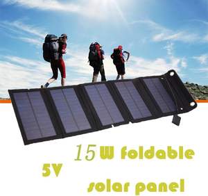 Panneaux solaires monocristallins pliables étanches IP65 30W certifiés CE Garantie de 12 mois Mini portable Efficacité de 20% USB 5V - Product Image 3