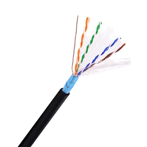 高速23awg 305メートルcat6 cat5e utpネットワークケーブルネットワークケーブルファクトリーセキュリティCCTVシステム用カスタムネットワークケーブル