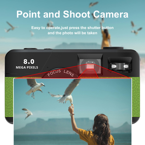 Bán Buôn Được Xây Dựng Trong Đèn Flash Hình Ảnh Di Động Màn Hình Miễn Phí Máy Ảnh Kỹ Thuật Số Retro Phong Cách Cổ Điển Nhỏ Gọn Cũ Thiết Kế Không Có Màn Hình Máy Ảnh - Product Image 3