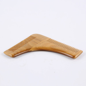 Verde naturale legno <span class=keywords><strong>di</strong></span> sandalo viso barba pettini uomo barba capelli <span class=keywords><strong>pizzetto</strong></span> forma baffi modello - Product Image 2