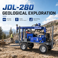 Offre Spéciale Foreuse de carottage diesel sur chenilles FEIYANG JDL-280L, profondeur 280m, diamètre de forage 350mm, pompe, rayon de braquage court